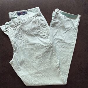 Vineyard Vines Men's Light Green Pants slim fit 36x32